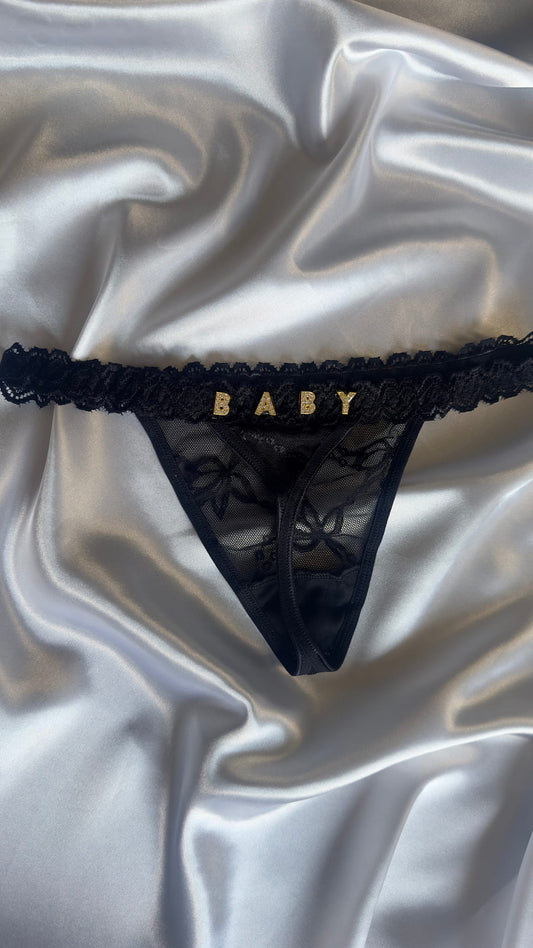 "ROUGE" Custom Lace Panty (Plus Size available)